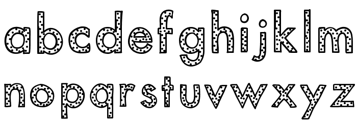 KBYouveBeenSpotted Font LOWERCASE