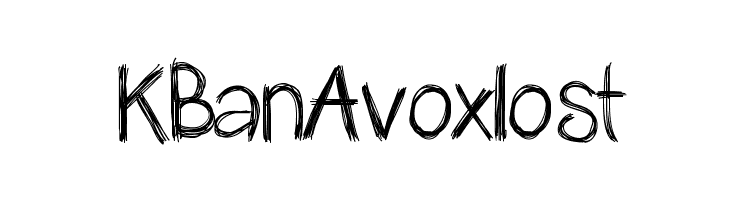 KBanAvoxlost Font