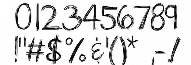 KBanAvoxlost Font OTHER CHARS