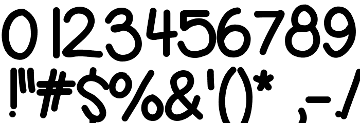 KBbubblegum Font OTHER CHARS