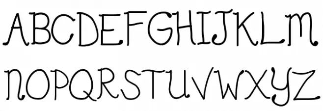 KBhearmeplay Schriftart Groß