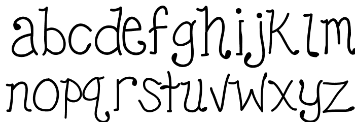 KBhearmeplay Font LOWERCASE