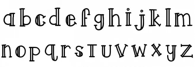 KBqUeenYMe フォント 小文字