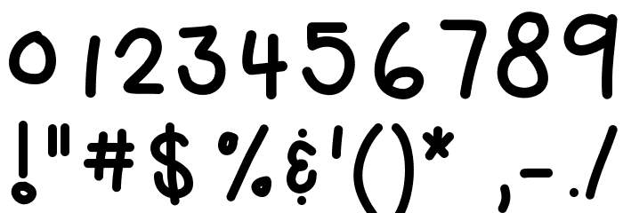 KBwhenpigsfly Font OTHER CHARS