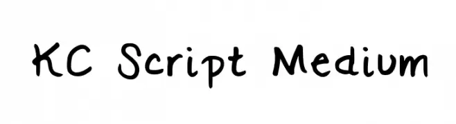 KC Script Medium  नि: शुल्क फ़ॉन्ट्स डाउनलोड