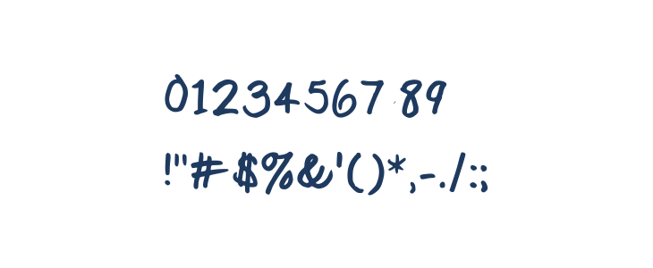 KC Script Medium Other Characters