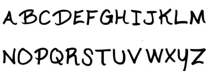 KC Script Medium Fuentes MAYÚSCULAS