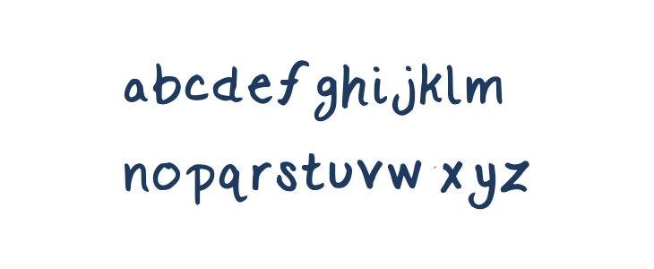 KC Script Medium Lowercase