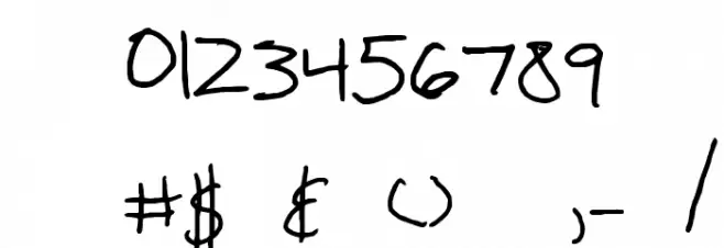 Kcirtap Font OTHER CHARS