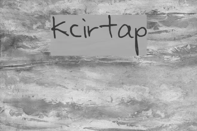 Kcirtap Font examples