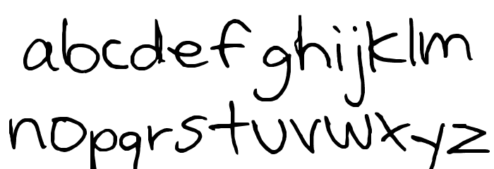 Kcirtap Font LOWERCASE
