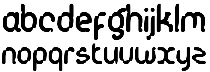 KD Algae Brush Regular Font LOWERCASE