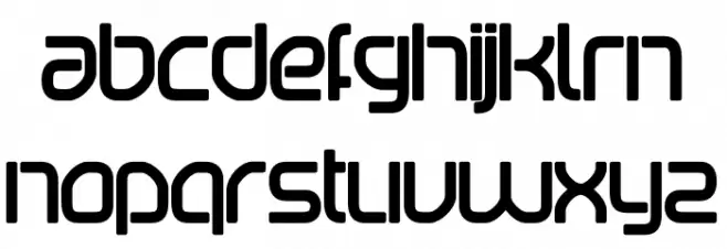 KD Betaport Regular Font Litere mari