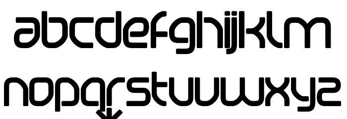 KD Betaport Regular Font LOWERCASE