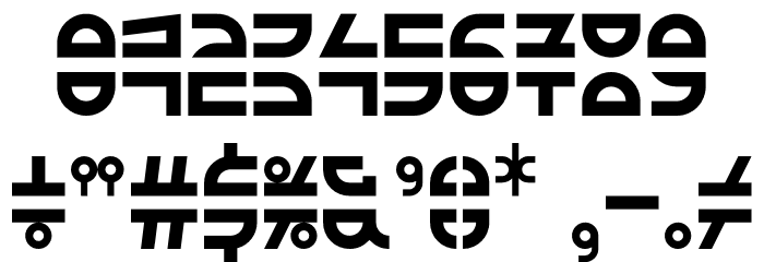 KD Extra Fontestrial Regular Font OTHER CHARS