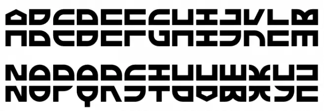 KD Extra Fontestrial Regular 字体 大写