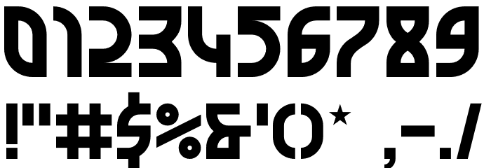KD Garage Garbage Regular Font OTHER CHARS