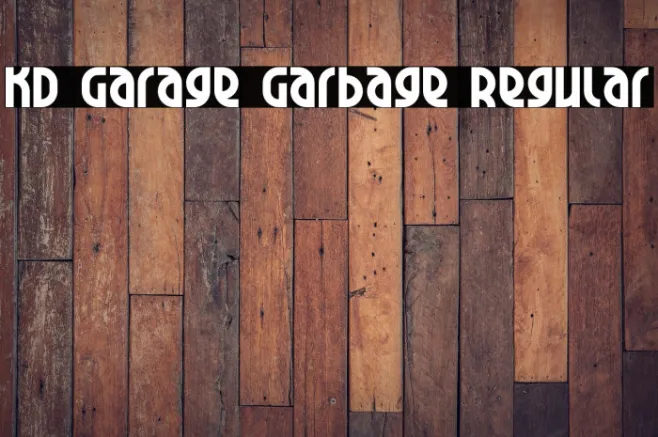 KD Garage Garbage Regular Example 3