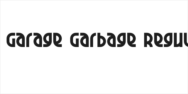 KD Garage Garbage Regular Logo