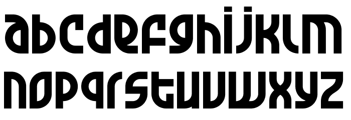 KD Garage Garbage Regular Font LOWERCASE