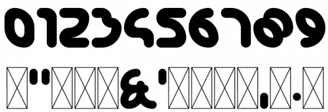 KD Happi Regular Font OTHER CHARS