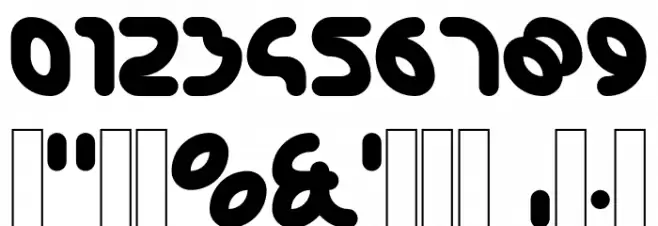 KD Happi Regular Font OTHER CHARS