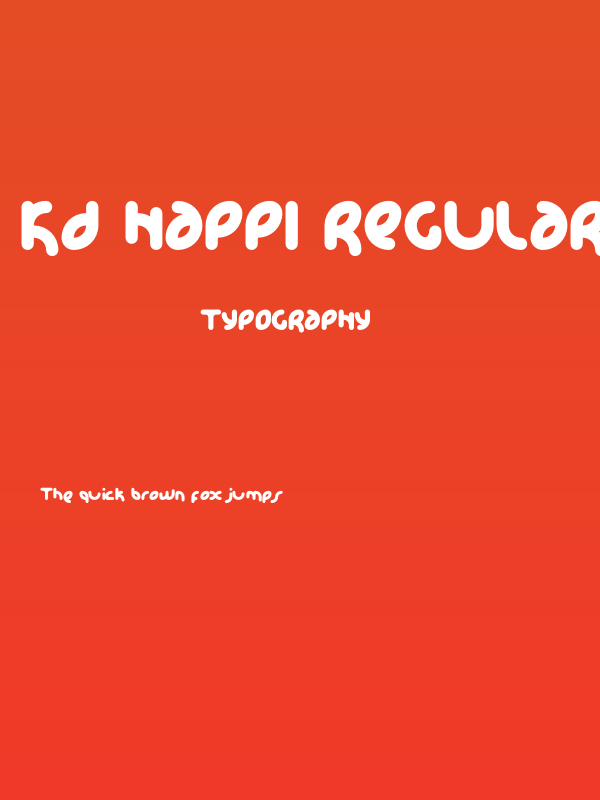 KD Happi Regular Poster
