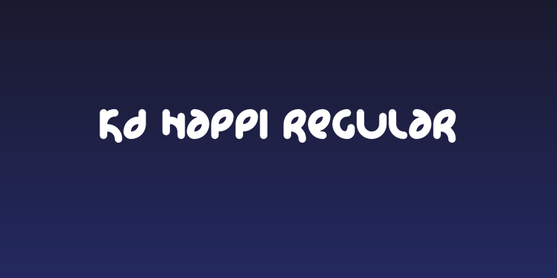 KD Happi Regular Social Header