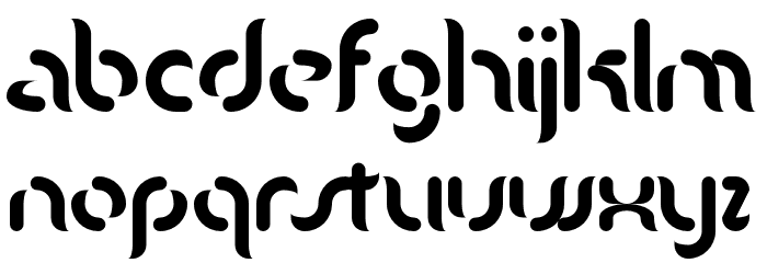 KD Mgla Regular Font LOWERCASE