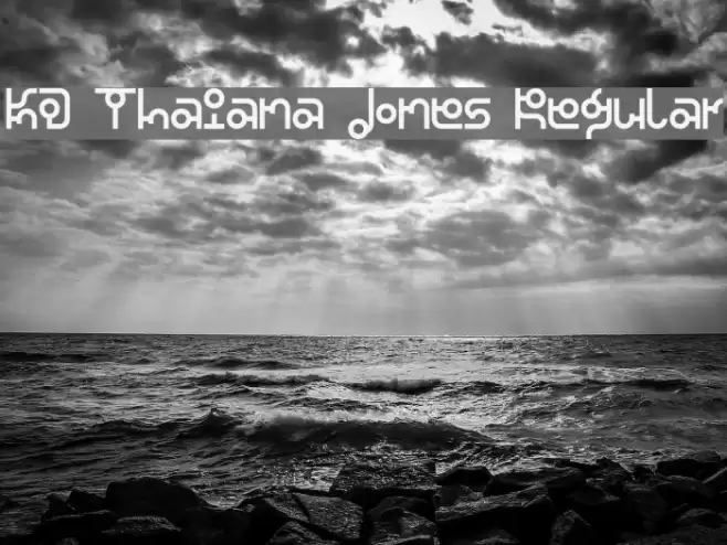 KD Thaiana Jones Regular Font examples
