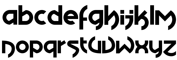 KD William Regular Font LOWERCASE