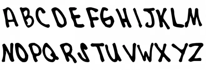 kdizzle Font UPPERCASE