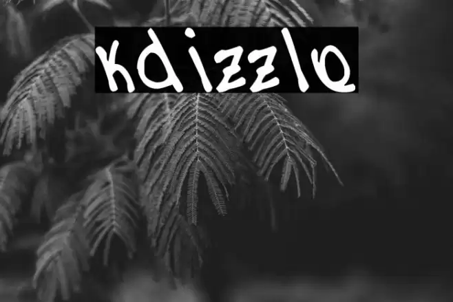 kdizzle フォント examples