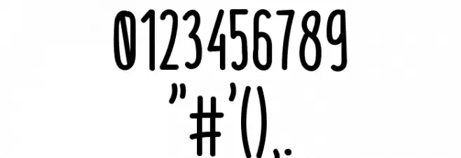 KEDJOE Font OTHER CHARS