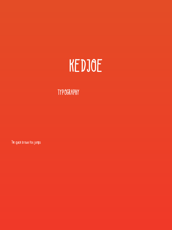 KEDJOE Poster