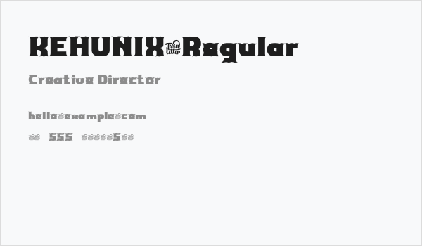 KEHUNIX-Regular Business Card