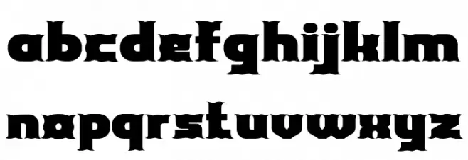 KEHUNIX-Regular 字体 小写