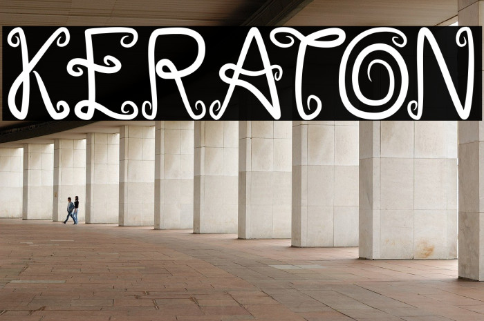 KERATON Font examples