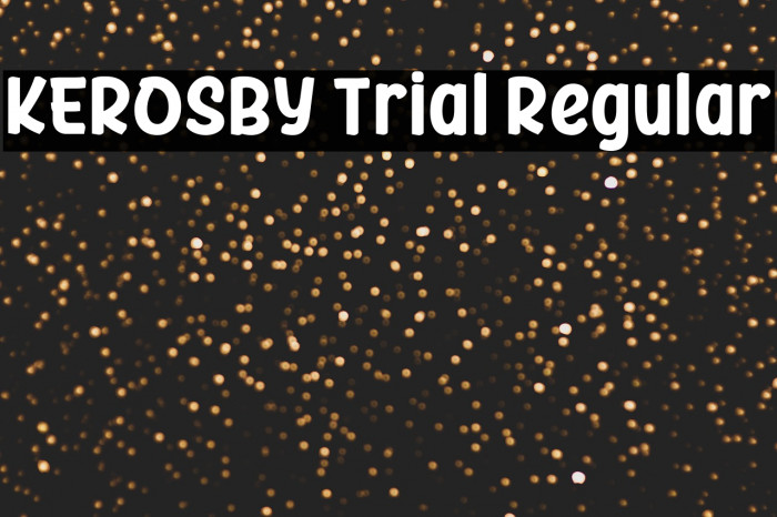 KEROSBY Trial Regular Example 1
