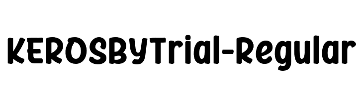 KEROSBYTrial-Regular  لخطوط تنزيل