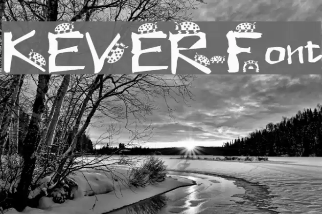 KEVER Font examples