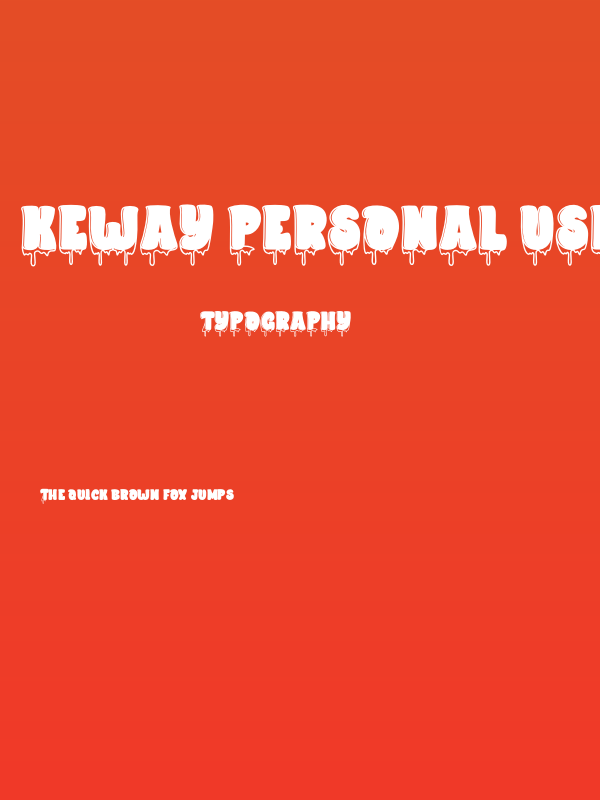 KEWAY Personal Use Poster