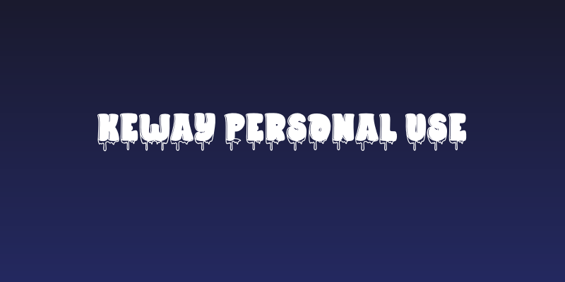 KEWAY Personal Use Social Header