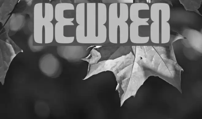 KEWKEN Font examples