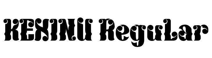 KEXINU Regular फ़ॉन्ट
