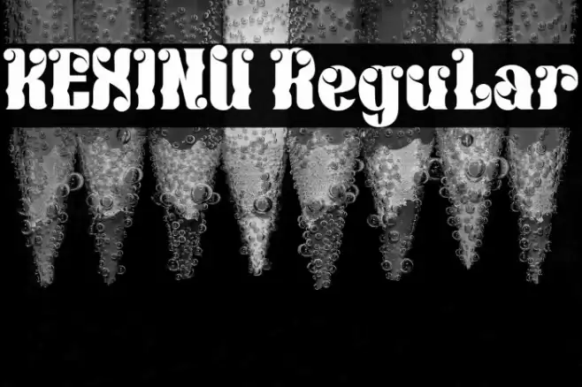 KEXINU Regular Caratteri examples