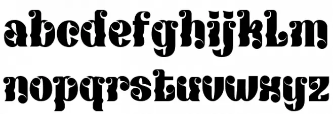 KEXINU Regular Font LOWERCASE