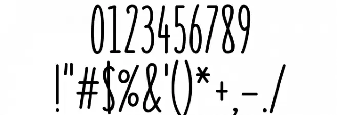 KEY LIME Demo Regular Font OTHER CHARS