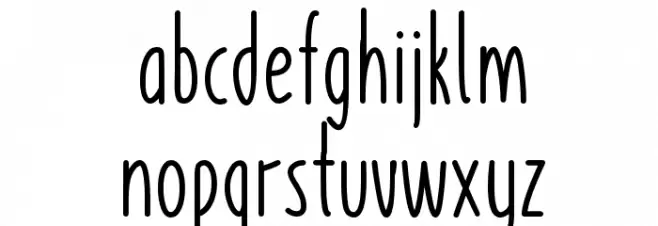 KEY LIME Demo Regular 字体 小写