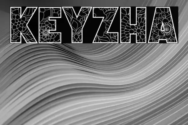 KEYZHA フォント examples